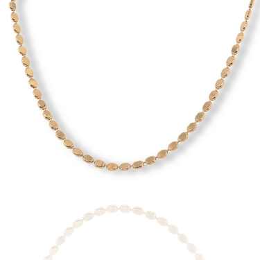 Gold Disc Necklace